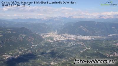 immagine della webcam nei dintorni di Bolzano Dolomiti: webcam Andriano