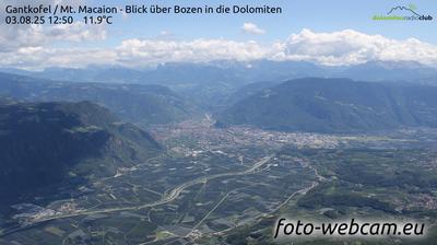 immagine della webcam nei dintorni di Appiano sulla Strada del Vino: webcam Andriano