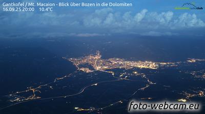 immagine della webcam nei dintorni di Merano 2000: webcam Andriano