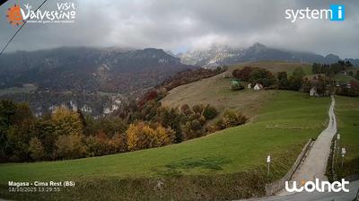 immagine della webcam nei dintorni di Molina di Ledro: webcam Magasa