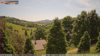 immagine della webcam nei dintorni di Castello Tesino: webcam Cismon del Grappa