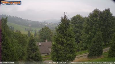 immagine della webcam nei dintorni di Pieve del Grappa: webcam Cismon del Grappa