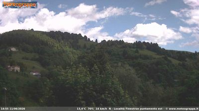 immagine della webcam nei dintorni di Seren del Grappa: webcam Cismon del Grappa