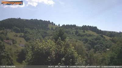 immagine della webcam nei dintorni di Bassano del Grappa: webcam Cismon del Grappa
