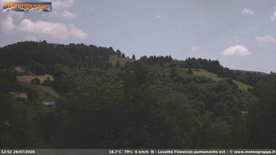 immagine della webcam nei dintorni di Sovramonte: webcam Cismon del Grappa
