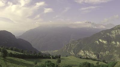 immagine della webcam nei dintorni di Cervinia Cime Bianche Laghi: webcam Saint Barthelemy