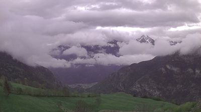 immagine della webcam nei dintorni di Cervinia Cime Bianche Laghi: webcam Saint Barthelemy