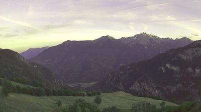 immagine della webcam nei dintorni di Cervinia Cime Bianche Laghi: webcam Saint Barthelemy
