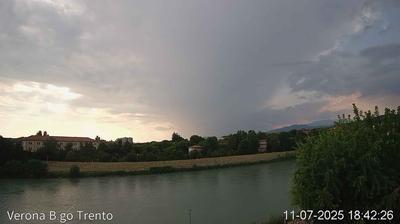 Preview delle webcam di Verona: Monte Baldo - Fiume Adige