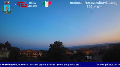immagine della webcam nei dintorni di Marta: webcam San Lorenzo Nuovo