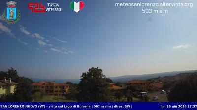 immagine della webcam nei dintorni di Vitorchiano: webcam San Lorenzo Nuovo