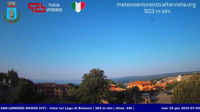 immagine della webcam nei dintorni di Orvieto: webcam San Lorenzo Nuovo