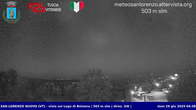 immagine della webcam nei dintorni di Valentano: webcam San Lorenzo Nuovo