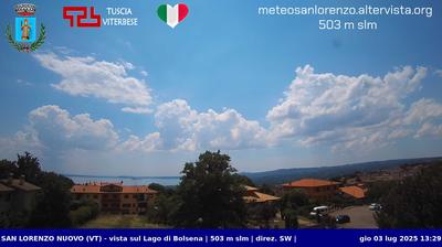 immagine della webcam nei dintorni di Orvieto: webcam San Lorenzo Nuovo