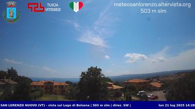 immagine della webcam nei dintorni di Castell'Azzara: webcam San Lorenzo Nuovo