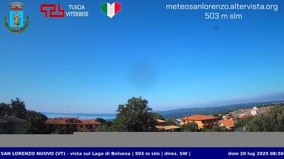 immagine della webcam nei dintorni di Orvieto: webcam San Lorenzo Nuovo