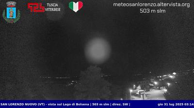 immagine della webcam nei dintorni di Soriano nel Cimino: webcam San Lorenzo Nuovo