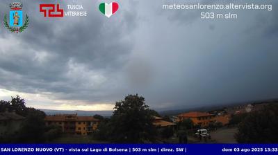 immagine della webcam nei dintorni di Bolsena: webcam San Lorenzo Nuovo