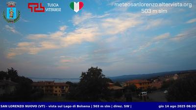 immagine della webcam nei dintorni di Viterbo: webcam San Lorenzo Nuovo
