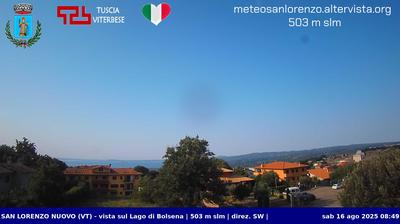 immagine della webcam nei dintorni di Viterbo: webcam San Lorenzo Nuovo
