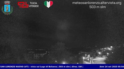 immagine della webcam nei dintorni di Soriano nel Cimino: webcam San Lorenzo Nuovo