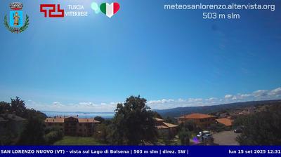 immagine della webcam nei dintorni di Gradoli: webcam San Lorenzo Nuovo