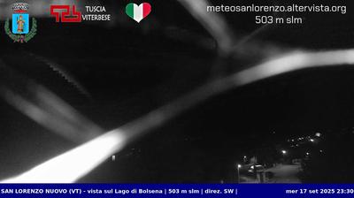 immagine della webcam nei dintorni di Bolsena: webcam San Lorenzo Nuovo