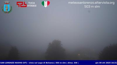 immagine della webcam nei dintorni di Soriano nel Cimino: webcam San Lorenzo Nuovo