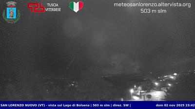 immagine della webcam nei dintorni di Bolsena: webcam San Lorenzo Nuovo