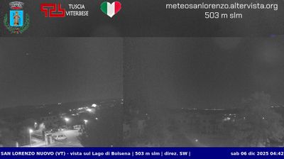 immagine della webcam nei dintorni di Acquapendente: webcam San Lorenzo Nuovo