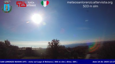 immagine della webcam nei dintorni di Gradoli: webcam San Lorenzo Nuovo