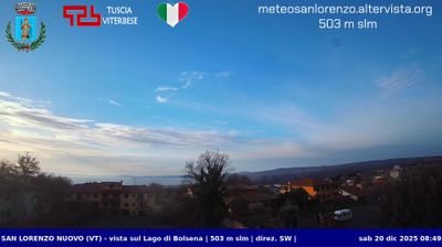 immagine della webcam nei dintorni di Soriano nel Cimino: webcam San Lorenzo Nuovo