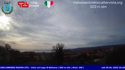immagine della webcam nei dintorni di Soriano nel Cimino: webcam San Lorenzo Nuovo
