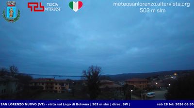 immagine della webcam nei dintorni di Viterbo: webcam San Lorenzo Nuovo