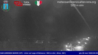 immagine della webcam nei dintorni di Viterbo: webcam San Lorenzo Nuovo