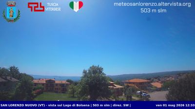 immagine della webcam nei dintorni di Acquapendente: webcam San Lorenzo Nuovo