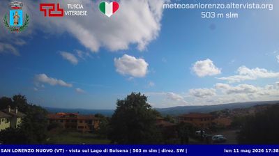 immagine della webcam nei dintorni di Viterbo: webcam San Lorenzo Nuovo