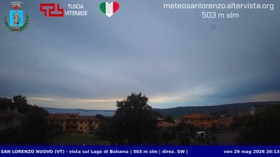 immagine della webcam nei dintorni di Soriano nel Cimino: webcam San Lorenzo Nuovo