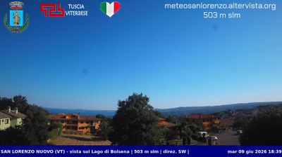 immagine della webcam nei dintorni di Viterbo: webcam San Lorenzo Nuovo