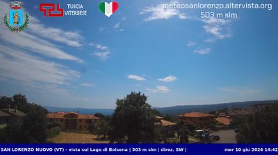 immagine della webcam nei dintorni di Viterbo: webcam San Lorenzo Nuovo