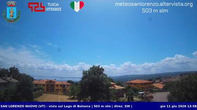 immagine della webcam nei dintorni di Viterbo: webcam San Lorenzo Nuovo