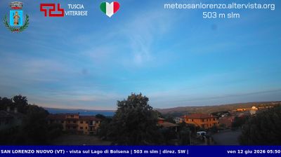 immagine della webcam nei dintorni di Acquapendente: webcam San Lorenzo Nuovo