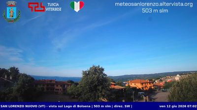 immagine della webcam nei dintorni di Castell'Azzara: webcam San Lorenzo Nuovo