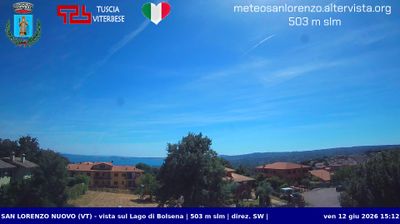 immagine della webcam nei dintorni di Soriano nel Cimino: webcam San Lorenzo Nuovo