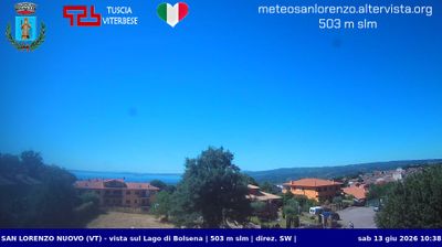 immagine della webcam nei dintorni di Castell'Azzara: webcam San Lorenzo Nuovo