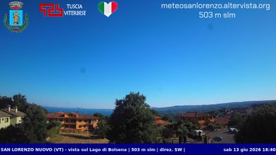 immagine della webcam nei dintorni di Capodimonte: webcam San Lorenzo Nuovo