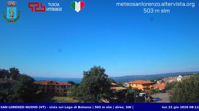 immagine della webcam nei dintorni di Vitorchiano: webcam San Lorenzo Nuovo