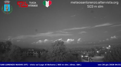 immagine della webcam nei dintorni di Viterbo: webcam San Lorenzo Nuovo