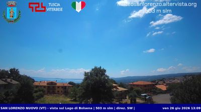 immagine della webcam nei dintorni di Viterbo: webcam San Lorenzo Nuovo