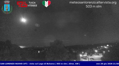immagine della webcam nei dintorni di Viterbo: webcam San Lorenzo Nuovo